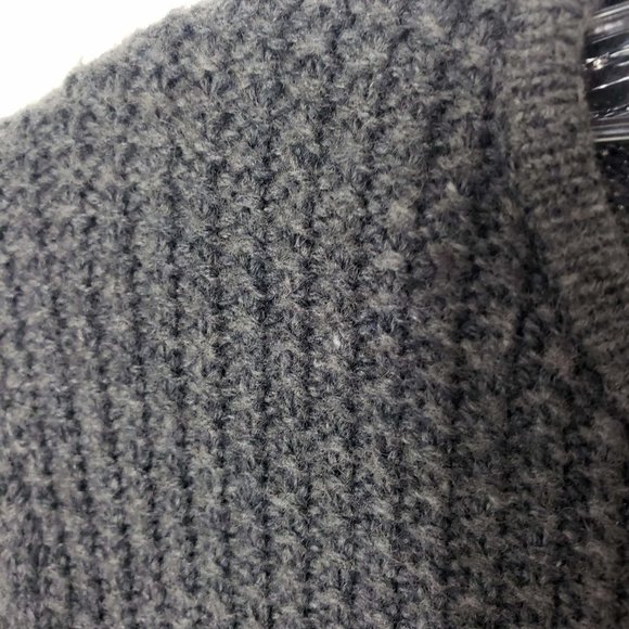 Ann Taylor LOFT Women's XSP Charcoal Knit Full Zip Top Shirt Sweater - Picture 4 of 11